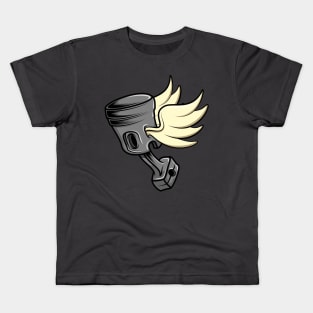 Piston Wings comic Biker tuner Kids T-Shirt